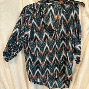 Chevron Patterned Women's Top